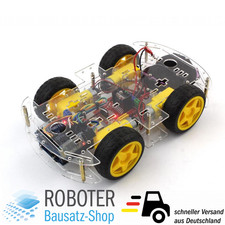 4WD Smartcar Roboter-Bausatz Arduino DIY-Elektronik Robotik ferngesteuertes auto