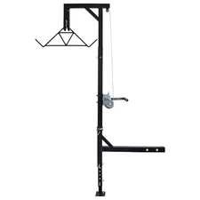 HME Game Hoist Kit, Winch Gambrel, 400lb Capacity, Adjustable Height (For Parts)