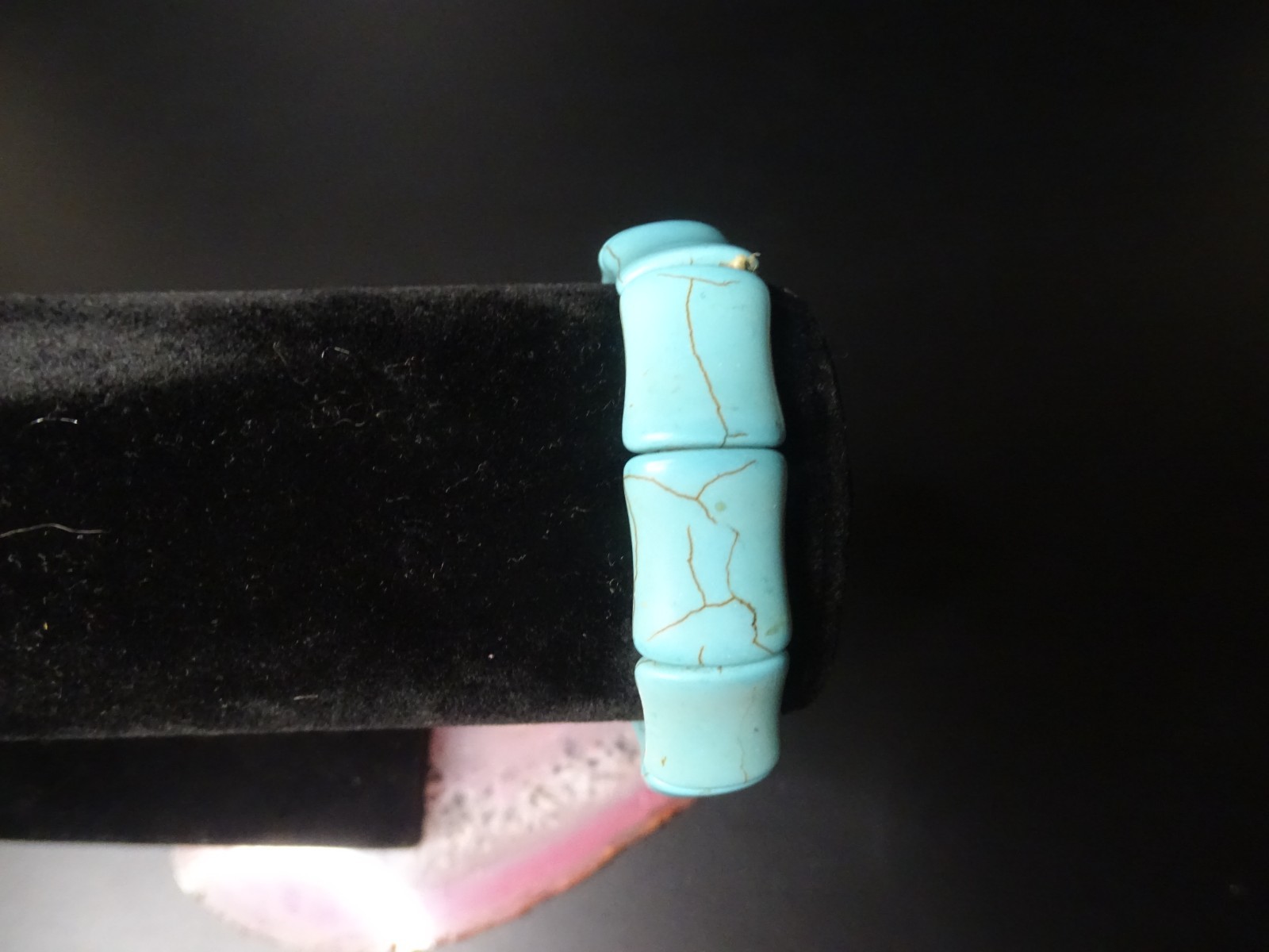 Beautiful Southwestern Beaded Rectangular Turquoi… - image 6