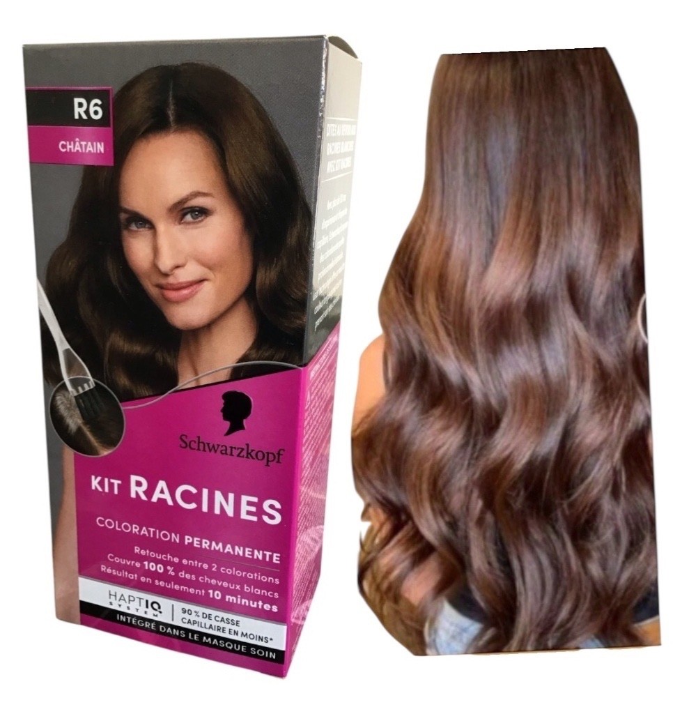 Kit Racines Schwarzkopf R2 la solution permanente pour cacher les cheveux blancs rapidement
