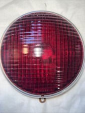 Vintage Arrow Saftey Device Co 20006 Red Lense with Chrome Ring Made In USA