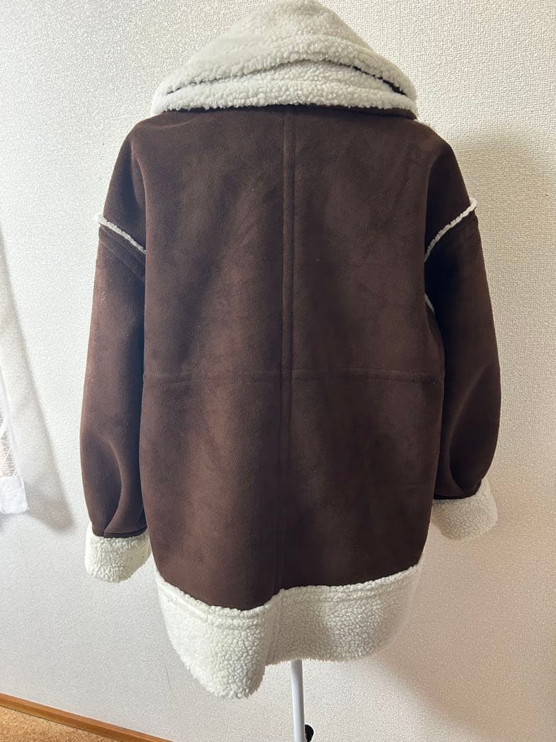 CHICO Reversible Shearling Flight Jacket Removabl… - image 8