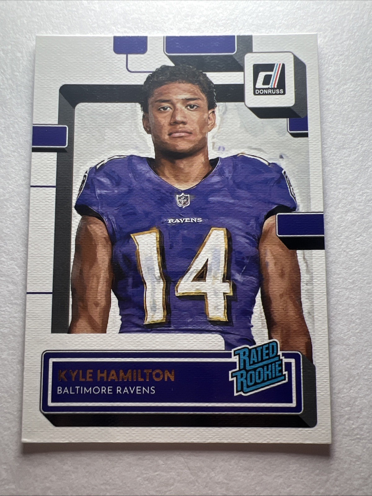 Kyle Hamilton Panini Donruss #338 Canvas