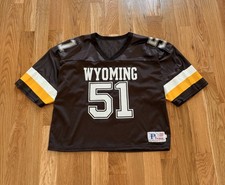 University Of Wyoming Cowboys Vintage 70s All Pro Image Football Jersey XL USA