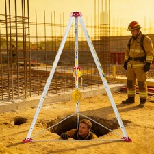 1200lbs Confined Space Tripod Kit,Floor-standing Rescue Tripod,Rescue Tripod Kit