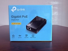 TP-Link TL-POE150S Gigabit Poe Injector Brand New Black