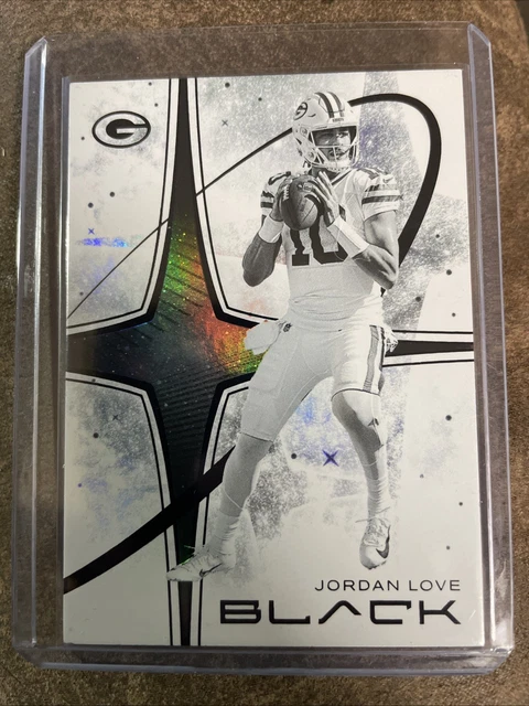 Jordan Love 2025 Black White Knight Case Hit SSP