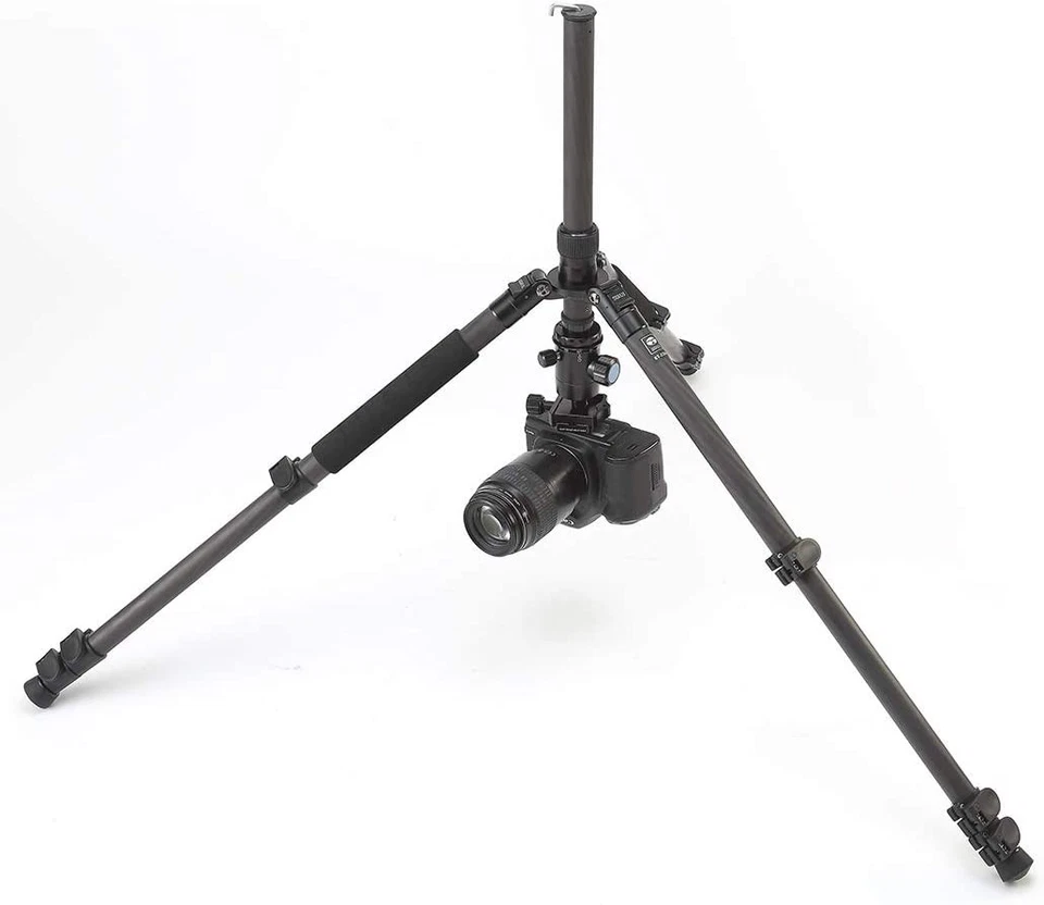 Sirui ET-2204 Carbon Fiber Tripod W/ E-20 Ball Head Max Height 57.1 inches Max - Image 3 of 4