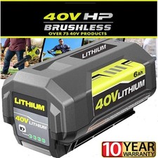 40V 6.0Ah Max Battery For Ryobi 40 Volt Lithium-ion OP4050 OP40602 High Capacity
