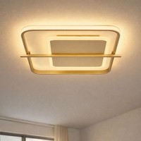 Deckenlampe Deckenleuchte Schlafzimmerleuchte Gold 1 Flammig Led Opal L 40 Cm