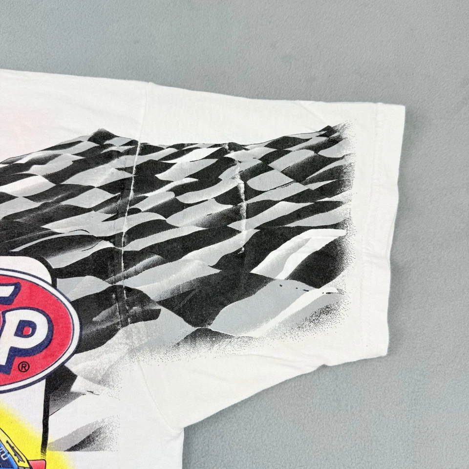 Vtg Bobby Hamilton Graphic T-Shirt Men’s XL White Petty STP A Winning Tradition - Image 3 of 4