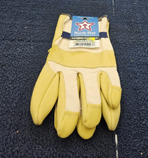 NorthStar 420L GLOVE LEATHER PALM SOFT LARGE Soft Tan
