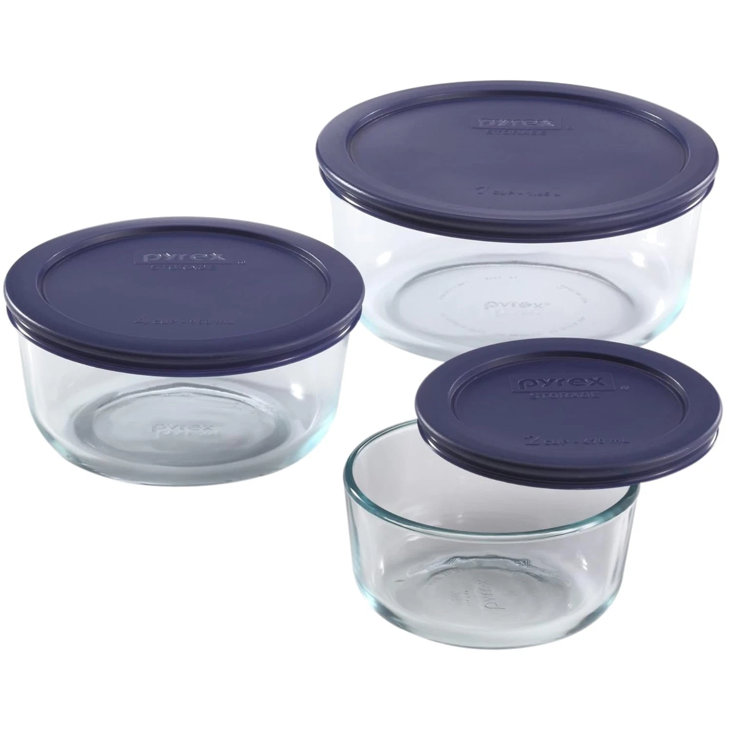 Glass Food Storage Set with Plastic Lids - 3-Pack
Opens in a new window or tab