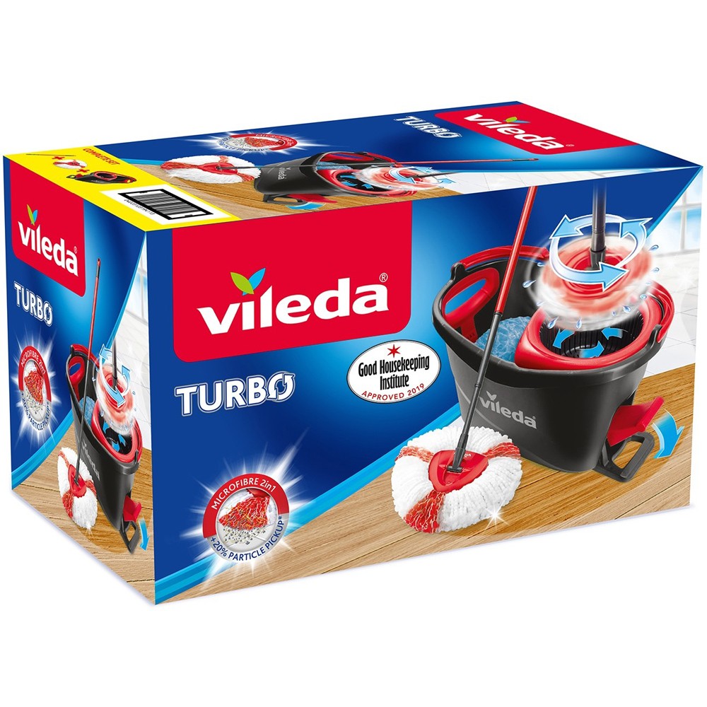 Vileda Turbo Microfibre Mop and Bucket Set FH155675 - Image 8