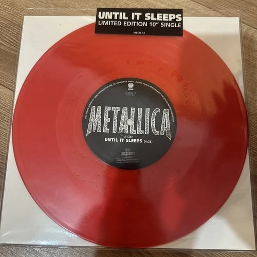Metallica - Until It Sleeps UK 10" Red Vinyl METAL 12  New Sealed VG / M