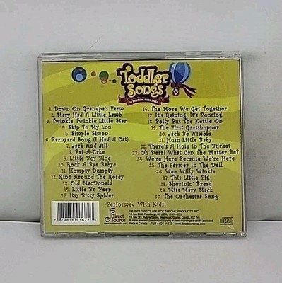 Toddler Songs CD 30 Great Sing-along Songs | eBay