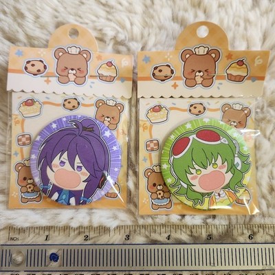New Vocaloid BEMOE inspired Can Badge Choose Megpoid Gumi Gackpo Anime Glitter