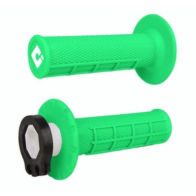 ODI Half Waffle MX Lock-On Griff Set Flo-Green Für Beta RX 450 2024-2025