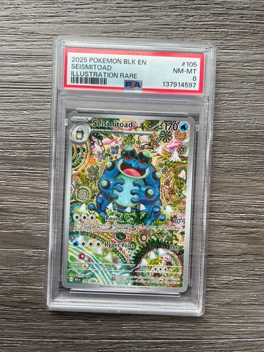 Seismitoad graded PSA 8 for sale on eBay