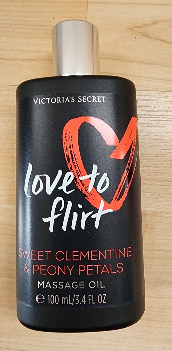 1 Victoria's Secret LOVE TO FLIRT Clementine Peony Body Massage