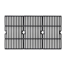 16 7/8" Porcelain Enameled Cast Iron Grill Cooking Grates, for Charbroil 4634...