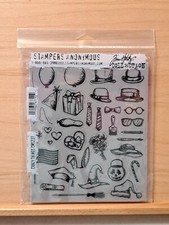 Stampers Anonymous CRAZY THINGS CMS 237 Tim Holtz Collection Stamp Set