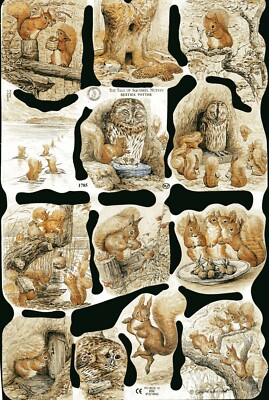 # GLANZBILDER #  MLP 1785 Beatrix Potter, The Tale of Squirrel Nutkin, RAR #P