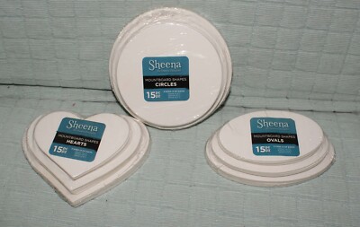 Sheena Douglas Mountboard Round Oval Heart Shaped Crafts Fast Shipping New