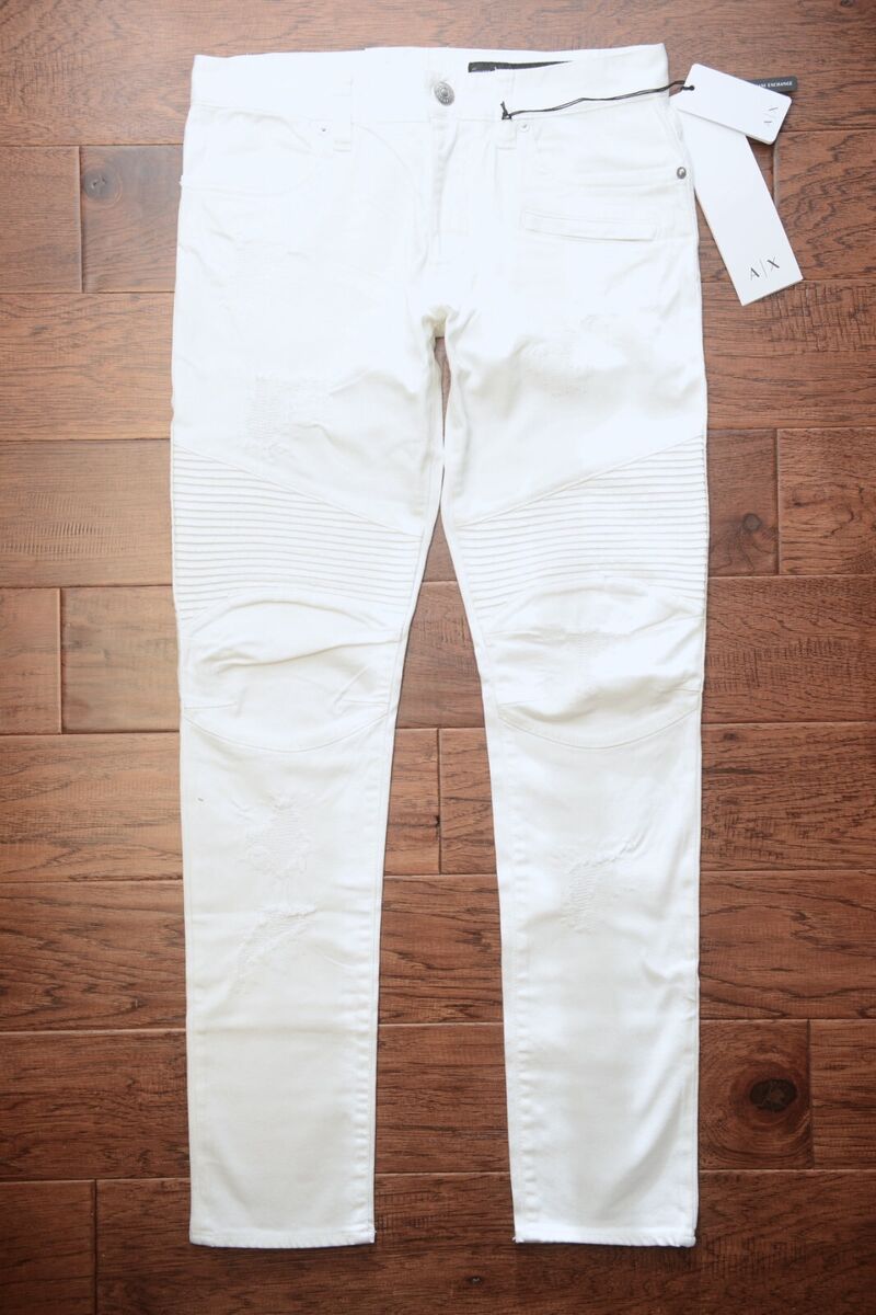 Armani Exchange A|X $180 J27 Men's Skinny Biker Stretch Armani Exchange A|X $180 J27 Men's Skinny Biker Stretch