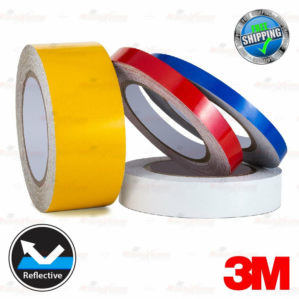3M REFLECTIVE High Visibility Conspicuity SelfAdhesive Roll Decal Tape