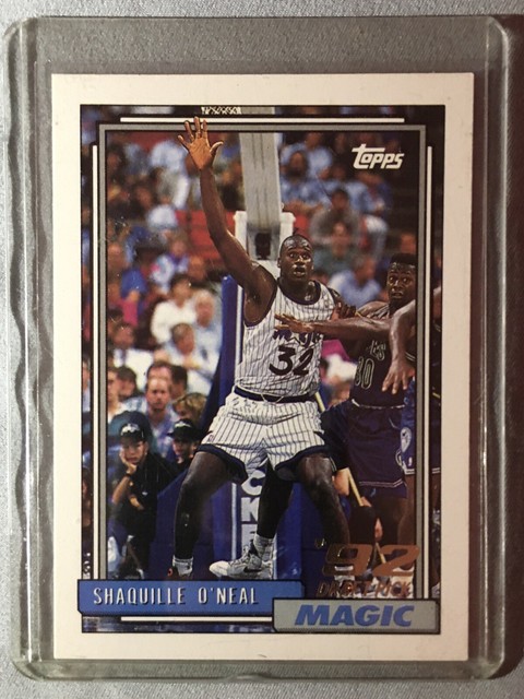 Shaquille O Neal Topps Gold Rookie Card 1992 93 362 NM MT MINT EBay