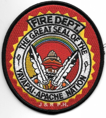 Yavapai - Apache Nation Fire Dept., Arizona  (3.5'' x 4'' size) fire patch