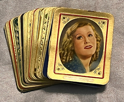 1936 Aurelia Sultan Film Star Embossed Cigarette Cards, Singles, You Pick