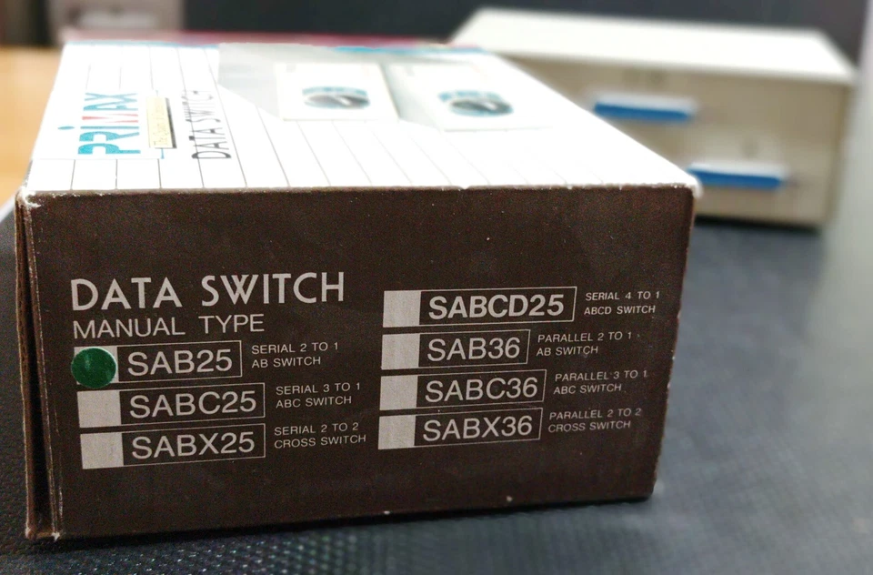 Mechanischer Dataswitch Seriell Primax SAB25 - Bild 4 von 4