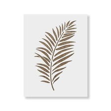 Palm Leaf Pattern Wall Stencils DIY Wallpaper Stencil For Home Decoration