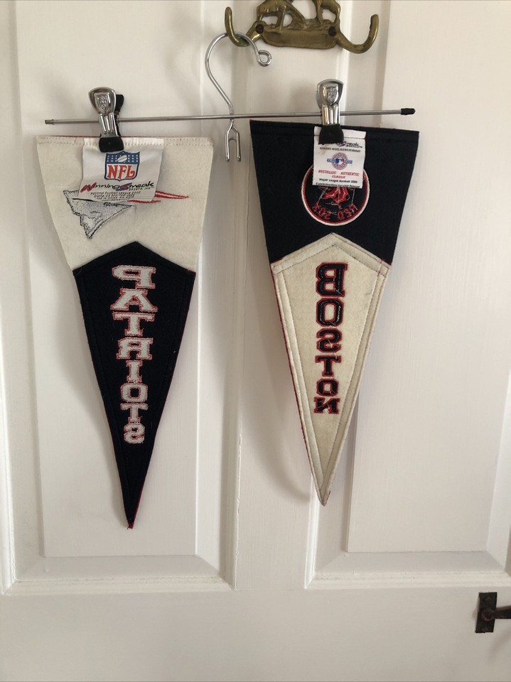 Boston Red Sox And NE Patriots Mini Pennants 6x15" eBay