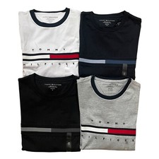 Tommy Hilfiger Men's All Cotton Jersey Regular Fit Flag Logo Long Sleeve T-shirt