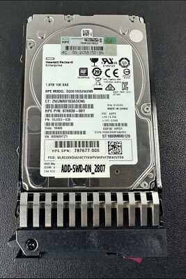 for HPE J9F49A 1.8TB SAS 787649-001 MSA 2.5'' 12G SFF 10K BC HDD Hard Drive