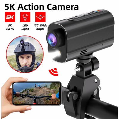 5K Action Camera Road Bike Motorcycle Helmet Camera Anti Shake Riding Bicycle