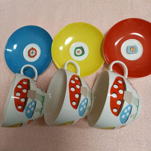 Cath Kidston Cath Kidston Mushroom Pattern Soup Cup And Clock Saucer