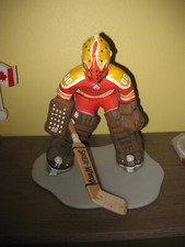Bernie Parent Philadelphia Blazers WHA hockey goalie artwork mask statue figure
