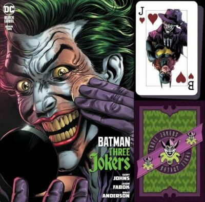 BATMAN: THREE JOKERS #2 (3 Jokers) MAKE-UP Premium cvr FABOK NM FREE card