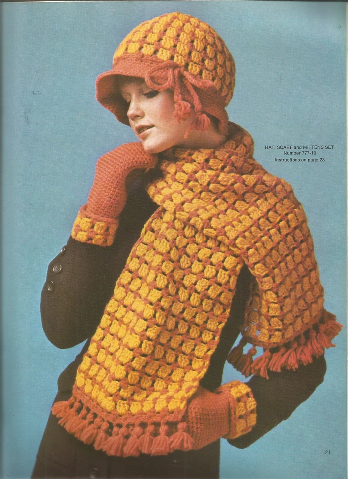 Teach Yourself to Crochet Patterns Vintage Columbia Minerva H92 - Image 2 of 4