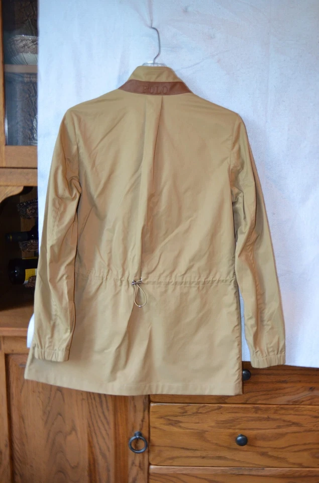 POLO RALPH LAUREN GOLF Mujer Pack Chaqueta Ligera Beige Marrón TALLA M NUEVO CON ETIQUETAS $298 Foto 4 de 4