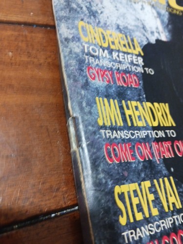 GUITAR For The Practicing Musician / Cinderella/Hendrix/VAI/ LED Poster DEC 1988 - Picture 9 of 10