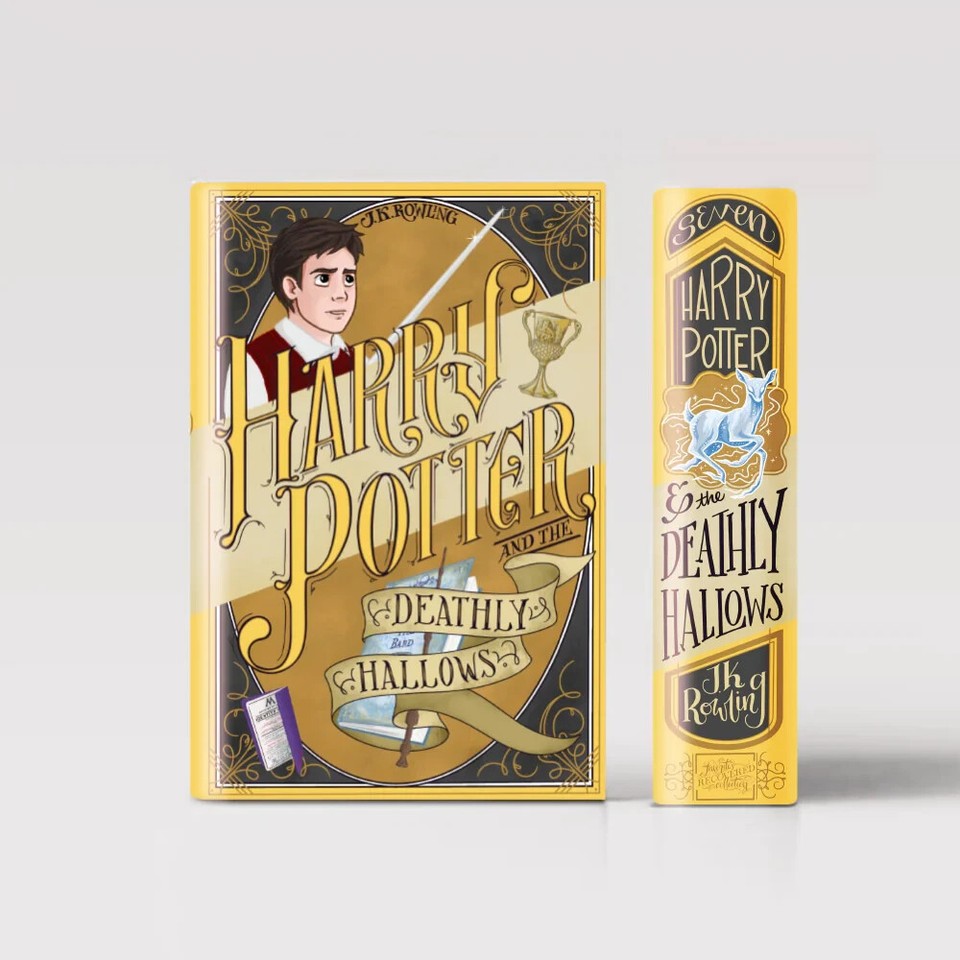 HARRY POTTER Dust Jacket Covers ONLY Nerdy Ink (Full Set of 7) eBay