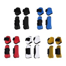 EQUINE SPORT HORSE JUMPING LEG PROTECTION TENDON AND FETLOCK SUPPORT BOOTS