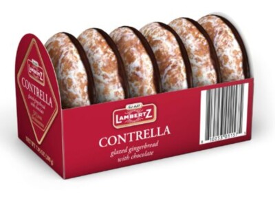6 Box for $36 Lambertz Contrella Glazed Gingerbread With Chocolate 200g/7.05oz