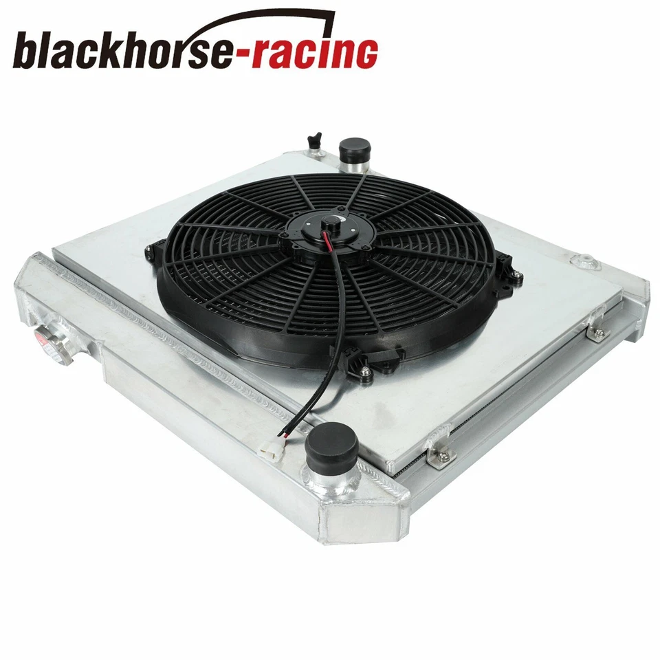 For 1963-1966 1965 Chevy C/K Pickup Truck C10 C20 C30 3 Row Radiator Shroud Fan - Image 3 of 4