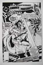 Original Production Art DC COMICS PRESENTS #19 cover, ROSS ANDRU & DICK GIORDANO